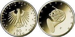 50 евро Германии 2020 «Валторна»